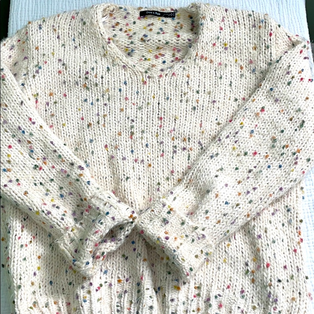 Doe & Rae Mini Pom Sweater